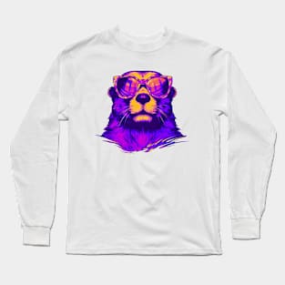 Otter Sunglasses Long Sleeve T-Shirt